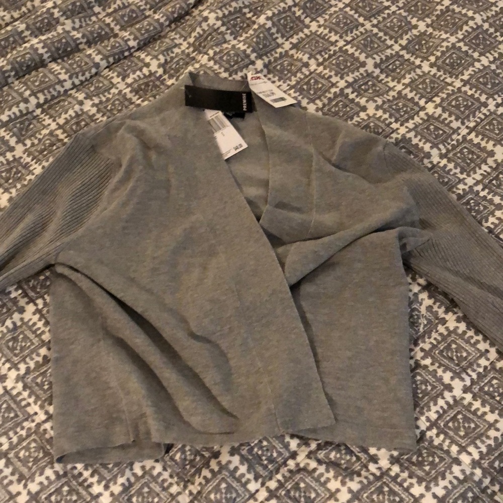 Grey cardigan